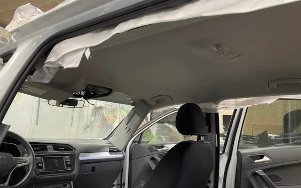 VW Tiguan salono remontas prieš